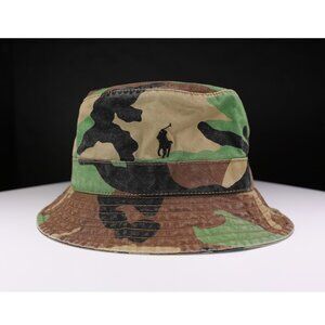 NWT Polo Ralph Lauren Beachside Bucket Hat "CAMOUFLAGE EDITION" Size S/M